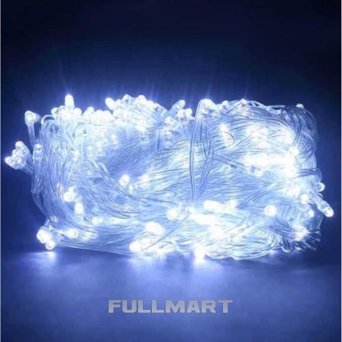 Гірлянда Xmas нитка 800 LED синя Прозорий провід 40 м